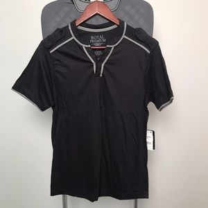 CLOSET CLOSING Short Sleeve Black Cotton T Shirt